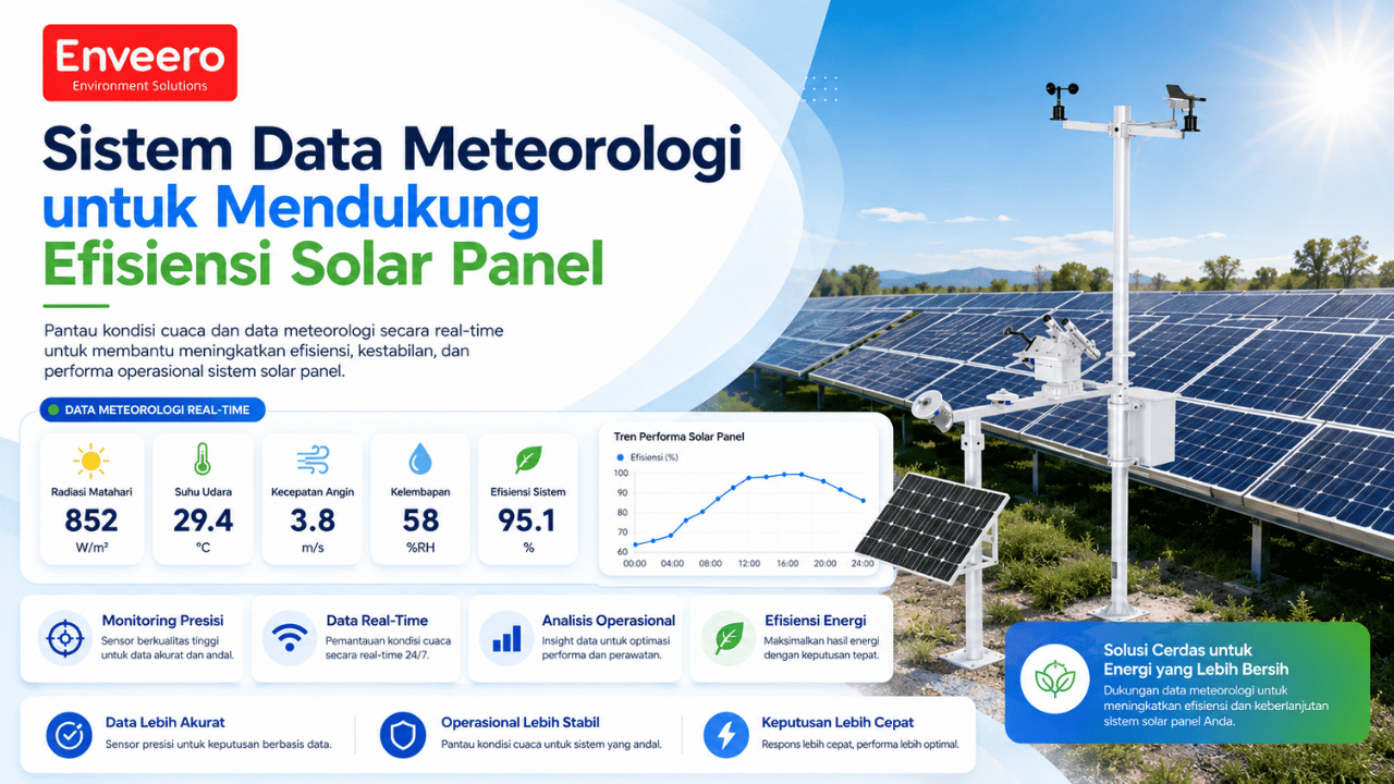 Sistem Data Meteorologi untuk Mendukung Efisiensi Solar Panel