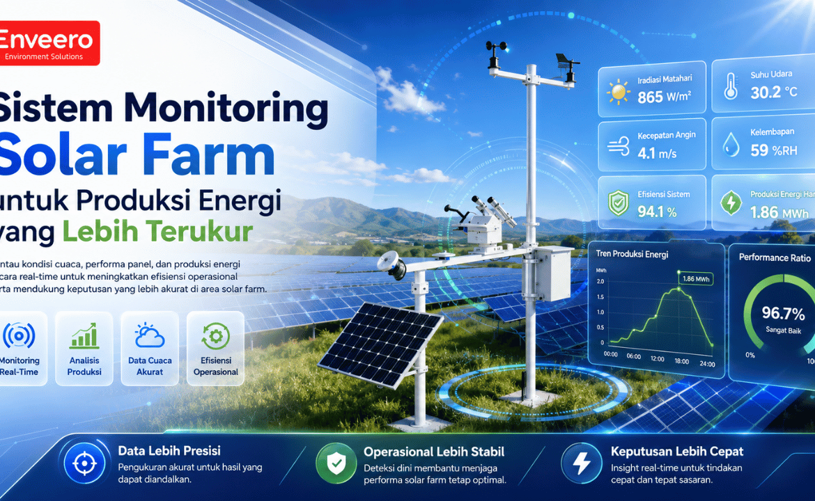Sistem Monitoring Solar Farm untuk Produksi Energi yang Lebih Terukur