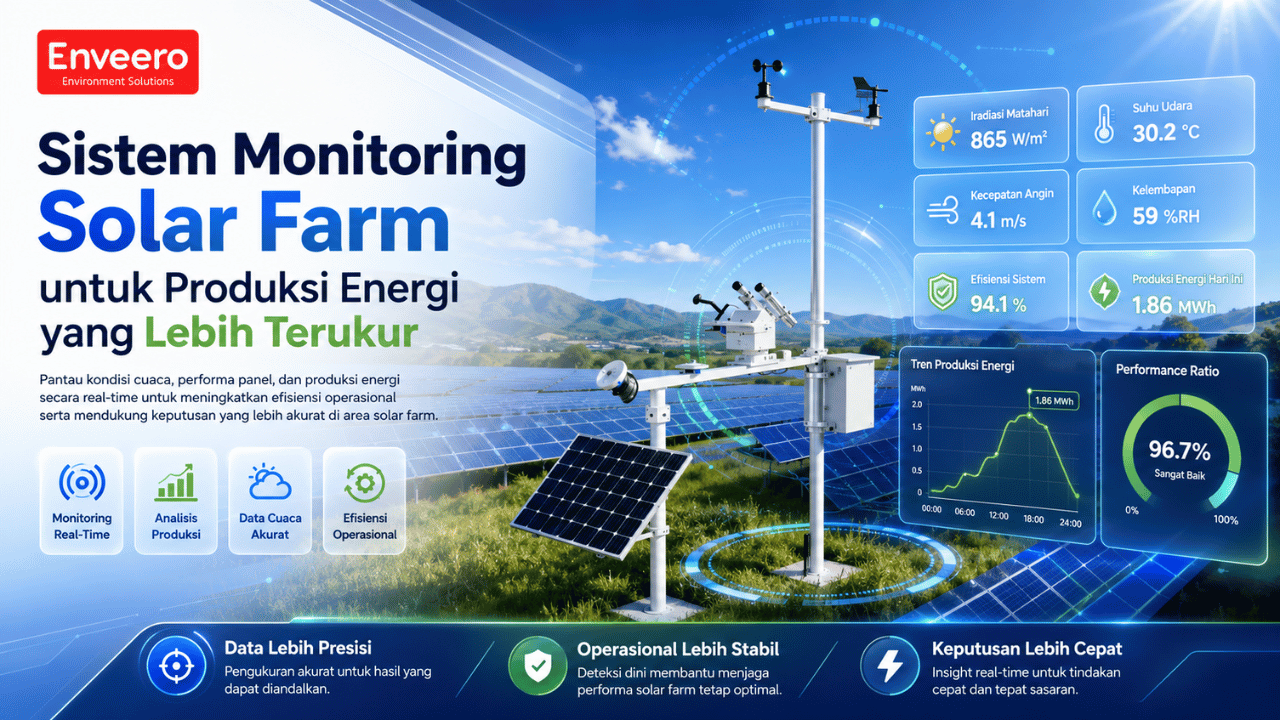 Sistem Monitoring Solar Farm untuk Produksi Energi yang Lebih Terukur