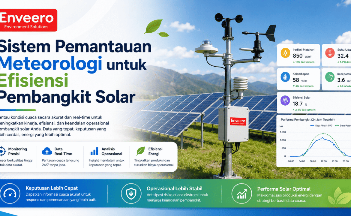 Sistem Pemantauan Meteorologi untuk Efisiensi Pembangkit Solar