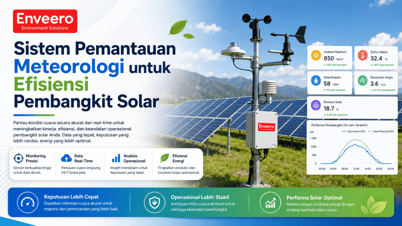 Sistem Pemantauan Meteorologi untuk Efisiensi Pembangkit Solar