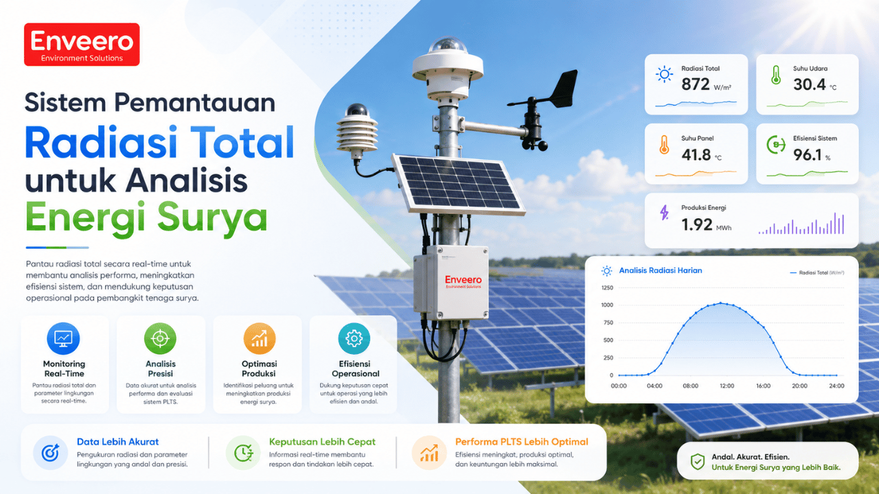 Sistem Pemantauan Radiasi Total untuk Analisis Energi Surya