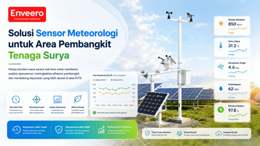 Solusi Sensor Meteorologi untuk Area Pembangkit Tenaga Surya