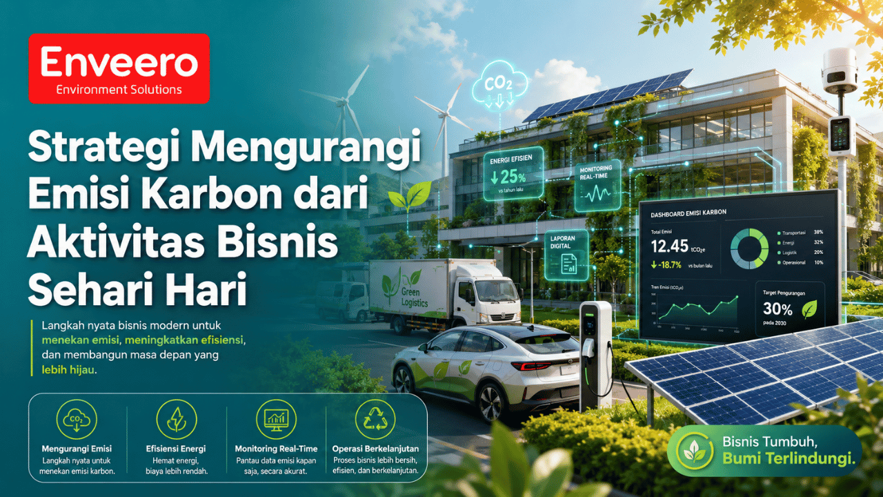 Strategi Mengurangi Emisi Karbon dari Aktivitas Bisnis Sehari Hari