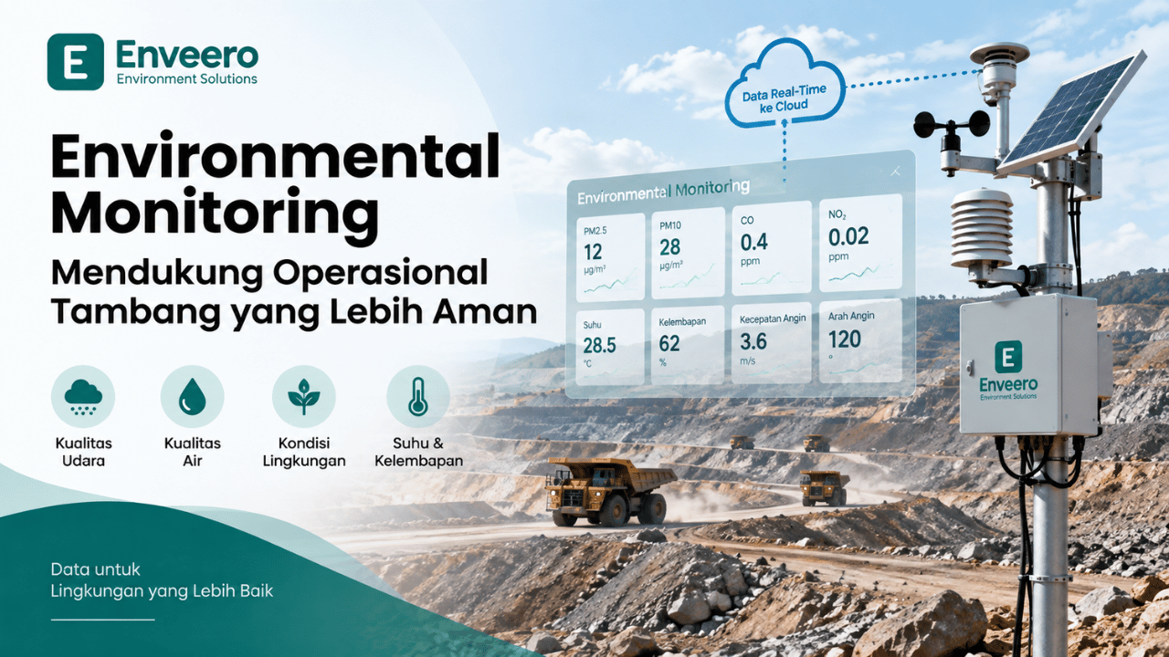 Environmental Monitoring Mendukung Operasional Tambang yang Lebih Aman