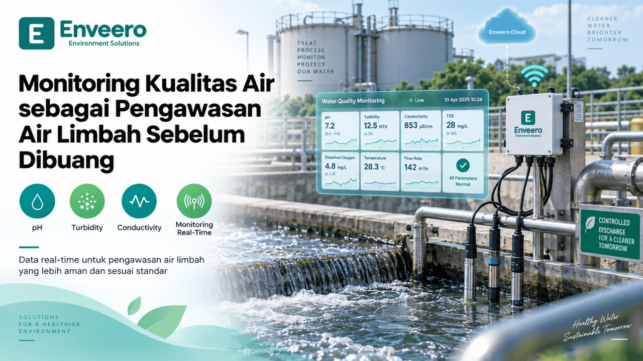 Monitoring Kualitas Air sebagai Pengawasan Air Limbah Sebelum Dibuang
