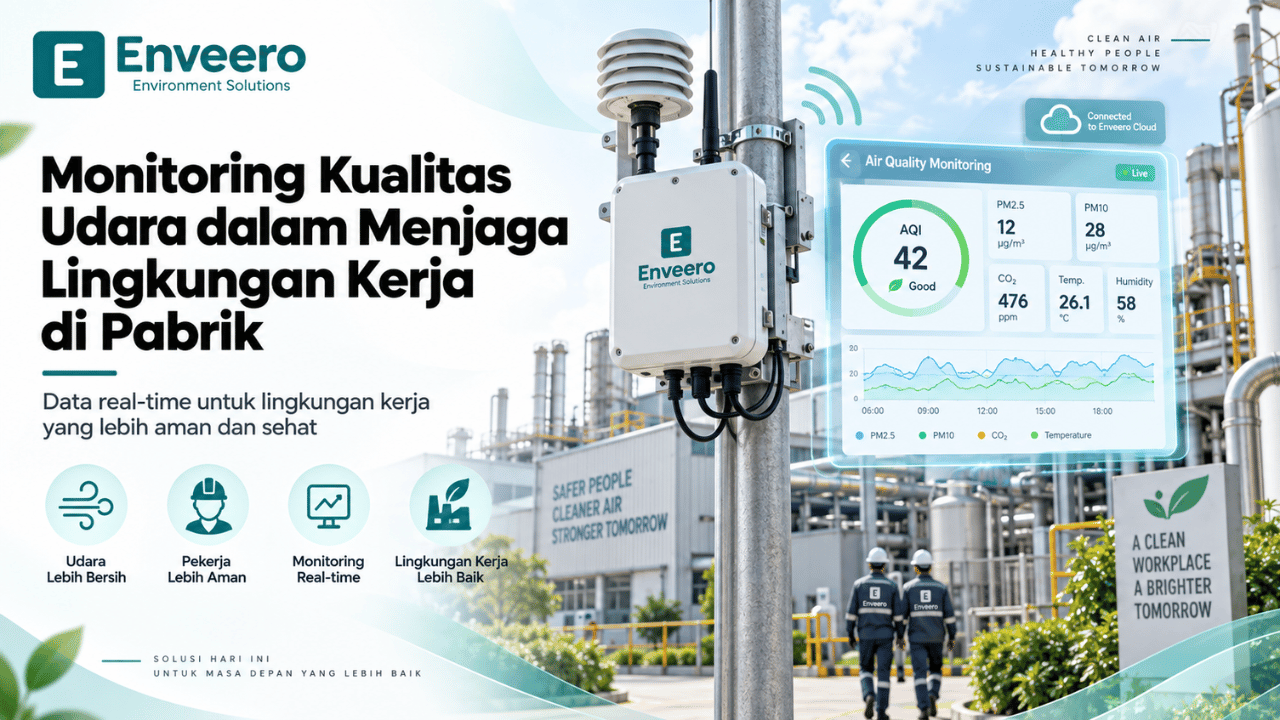 Monitoring Kualitas Udara dalam Menjaga Lingkungan Kerja di Pabrik