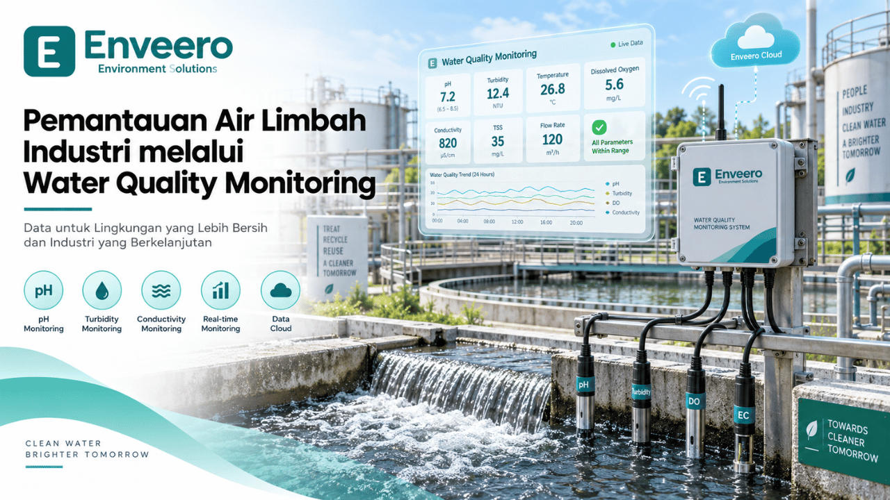 Pemantauan Air Limbah Industri melalui Water Quality Monitoring