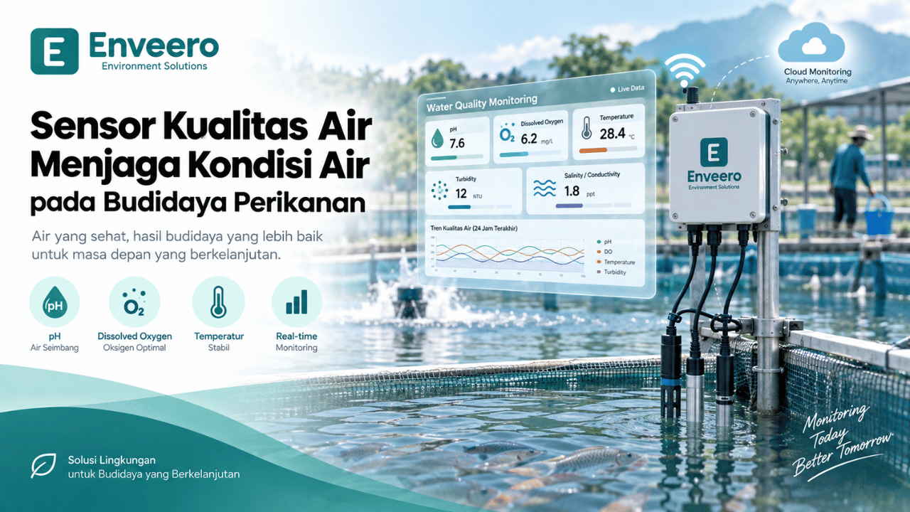 Sensor Kualitas Air Menjaga Kondisi Air pada Budidaya Perikanan