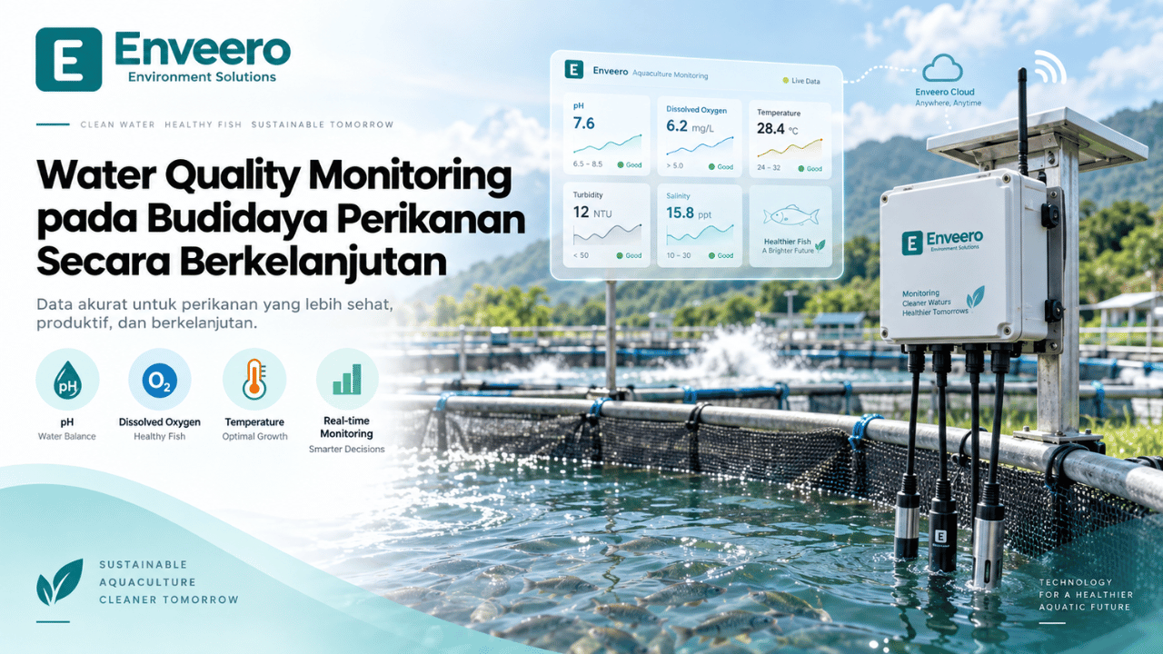 Water Quality Monitoring pada Budidaya Perikanan Secara Berkelanjutan